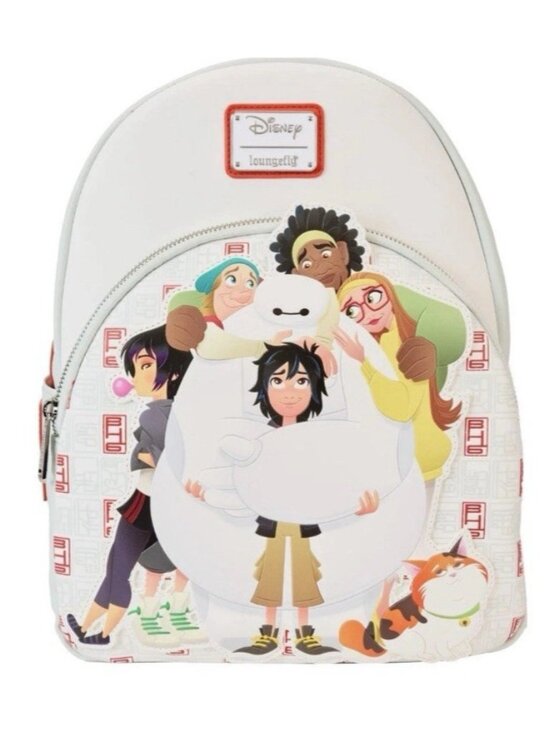 Big Hero 6 10th Anniversary Baymax & Friends Mini Backpack Loungefly NWT main image 5